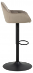 Baaritool Brooke VIC 82AC, matt, beež v., 52 cm x 52 cm x 109 cm (kahjustatud pakend)