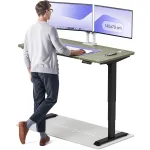 Arvutilaud reguleeritava k&otilde;rgusega Desktronic HomePro 829 53, 140 cm x 70 cm, 126 cm, must v./roheline v.