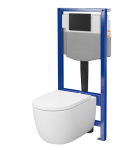 Seinapealse WC-poti komplekt krohvialune Cersanit Novado D252, 0.42 cm x 50 cm