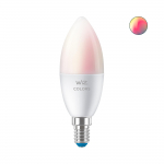 Kahjustatud pakendiga toode. Nutikas pirn WiZ LED, B39, 2200 - 6500 &deg;K, E14, 4.9 W, 470 lm