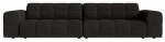 Diivan Cosmopolitan Design Chicago Chenille Eden 21, antratsiit v., 102 x 252 cm x 78 cm