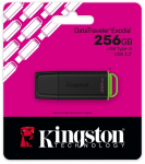 USB m&auml;lupulk Kingston Data Traveler Exodia G2, must v./roheline v., 256 GB