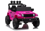 Laste elektriauto Lean Cars Jeep Rubicon DK-JWR558 24V, roosa v.