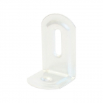 Riiulihoidik Arras, 4 cm x 2.6 cm, metall, valge