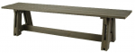 Aiapink Folkland Timber Riva, must v./hall v., 180 cm x 40 cm x 43 cm