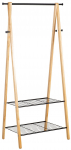 Riidestange Home4you Forest 13961, 155 cm, pruun v./must v.