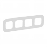 Neljane raam Legrand Allure, valge v.