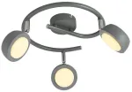 Valgusti lagi Candellux Mild, LED, 3000 &deg;K, 3 x 6 W, valge v. / hall v.