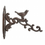 Lillepotihoidik Esschert Design BR21, 21.6 cm x 4.7 cm, 19.1 cm, metall, pruun v.