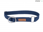 Kaelarihm koertele Amiplay Cotton, sinine v., 320 - 500 mm x 25 mm, 32-50