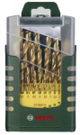 Puuride komplekt Bosch 2607017152, metall/roostevaba teras, hss-tin, sirge, 1 mm x 13.3 cm