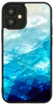 Telefoni &uuml;mbris iKins Blue Lake Black for Apple iPhone 12 Mini, Apple iPhone 12 mini, sinine v./valge v./must v.