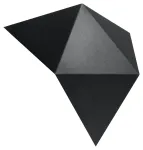 Valgusti seinale Sollux Solido 5902622429205, G9, 2 x 40 W, must v. / must v.