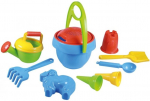 Liivakasti m&auml;nguasjade komplekt Lena Sand Set, mitmev&auml;rviline, 230 mm x 280 mm, 10 tk