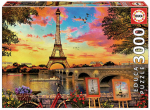 Pusle Educa Sunset in Paris 17675, 120 cm x 85 cm, 3000 tk, mitmev&auml;rviline