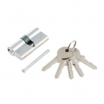 Lukusilinder Haushalt 30x30mm, euroopa (din) standart, 60 mm, kroom
