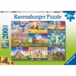 Pusle Ravensburger Monumental Buildings 13290, 49 cm x 36 cm, 200 tk, mitmev&auml;rviline