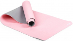 Fitness- ja joogamatt Gymstick Vivid 61330PI, roosa v./hall v., 170 cm x 60 cm x 0.4 cm