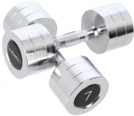 Raskuste komplekt HMS Chrome Dumbbells, 2 x 7 kg