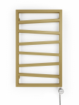 Elektriline r&auml;tikuradiator Terma ZigZag, anodic gold, 50 cm x 83.5 cm, 300 W