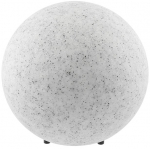 &Uuml;hendatav v&auml;lisvalgusti GTV Marmo, 20W, E27, IP67, must v., 28 cm x 25 cm