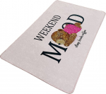 Vannitoa p&otilde;randamatt Foutastic Weekend Mood 359CHL5104, mitmev&auml;rviline, 100 cm x 80 cm