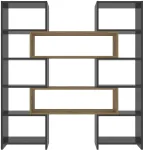 P&otilde;randariiul Kalune Design Poyraz 875ZNA4626, tamm v./must v., 150 cm x 163.5 cm x 22 cm