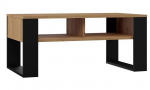 Kohvilaud Modern 2P, tamm v./must v., 90 cm x 58 cm x 50 cm
