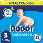 M&auml;hkmed Dodot Stages, 3 suurus, 6 - 10 kg, 62 tk