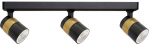 Valgusti lagi Light Prestige Anillo 3 Spot LP-770/3W BK, GU10, 3 x 50 W, kuldne v./must v.