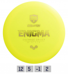 Discgolfi ketas Discmania Neo Enigma Evolution 12/5/-1/2 851DM377805Y, kollane