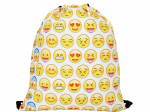Jalan&otilde;ude kott Emoji 3D, valge/kollane