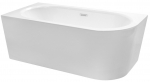 Vann, teisaldatav Besco Avita A-line, 75 cm x 170 cm x 59.5 cm, as&uuml;mmeetriline, valge