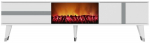 TV-laud Kalune Design Vania, valge v./h&otilde;be v., 150 cm x 29.6 cm x 50 cm