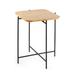 Kohvilaud Kalune Design SHB-005, pruun v./must v., 46 cm x 46 cm x 56 cm