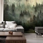 Fototapeet Artgeist Misty Beauty Of The Forest, 70 cm x 100 cm
