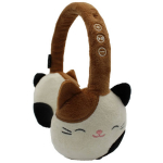 Juhtmeta k&otilde;rvaklapid lastele Squishmallows Cam The Cat, pruun v./valge v./must v.