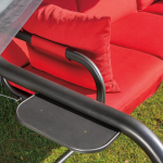 Aiakiige k&uuml;ljelaua komplekt Patio Rimini / Venezia, must v., 35 cm x 16 cm x 2 cm