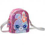 Laste k&auml;ekott Fun time, FTCT-CB07A, roosa v./mitmev&auml;rviline, 17 cm x 9 cm x 19 cm