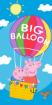 Laste r&auml;tik Peppa Pig RDC-418, eriv&auml;rviline, 140 cm x 70 cm