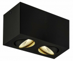 Valgusti lagi SLV Triledo 1002003, LED, 3000 &deg;K, 2 x 14 W, must v.