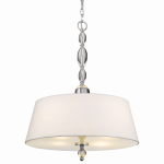 Valgusti rippuv CosmoLight Cancun P04981CH-WH, E27, 4 x 40 W, h&otilde;be v.