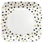&Uuml;hekordne taldrik PAW Confetti, 23 cm, 8 tk