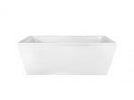 Vann, teisaldatav Besco Vera, 170 cm x 75 cm x 61.5 cm, ristk&uuml;lik, valge