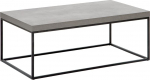 Kohvilaud Shumee Delano, must v./hall v., 60 cm x 100 cm x 40 cm