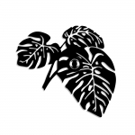 Valgusti seinale Opviq Leaves, E27, 1 x 40 W, must v.