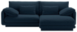 Nurgadiivan Micadoni Torino Structured, s&uuml;gavsinine v., parem, 220 x 170 cm x 83 cm