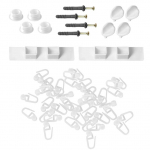 Laekarniisi tarvikute komplekt PVC II 2,2 m, valge v.