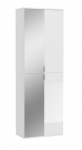Riidekapp MC Akcent Projekt X, valge v., 60 cm x 34 cm x 193 cm, peegliga