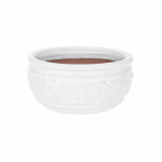 Lillepott Domoletti GG.6689.016 CL.GI.158, keraamiline/savi, valge